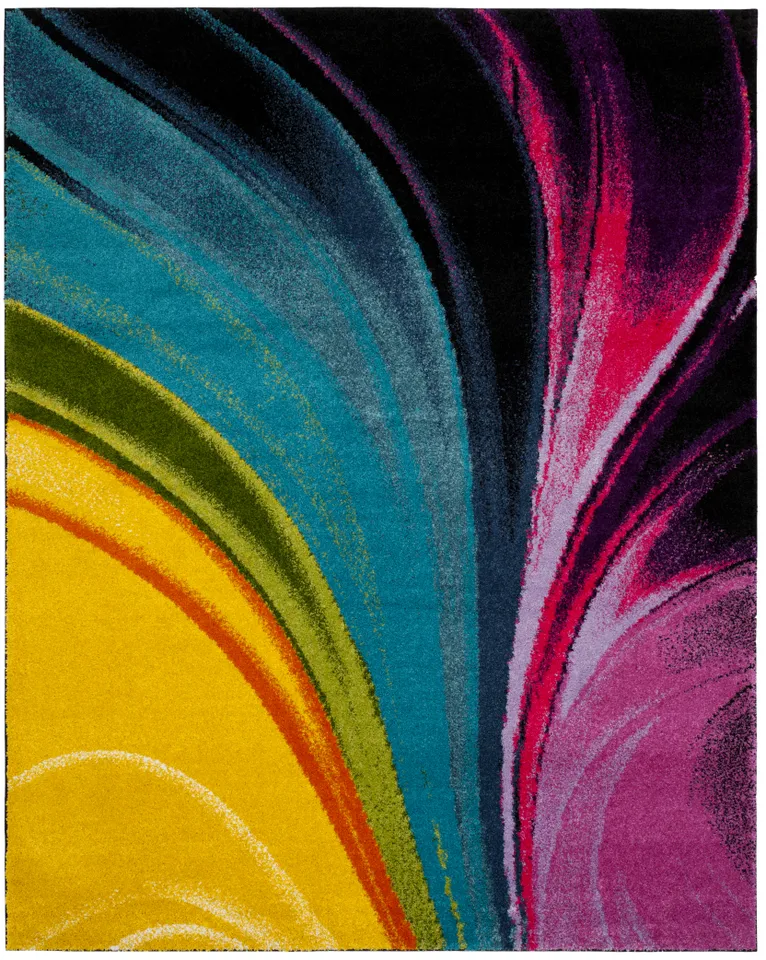 Arlo Home Woven Area Rug, FSG372M, Multi,  8' X 10'