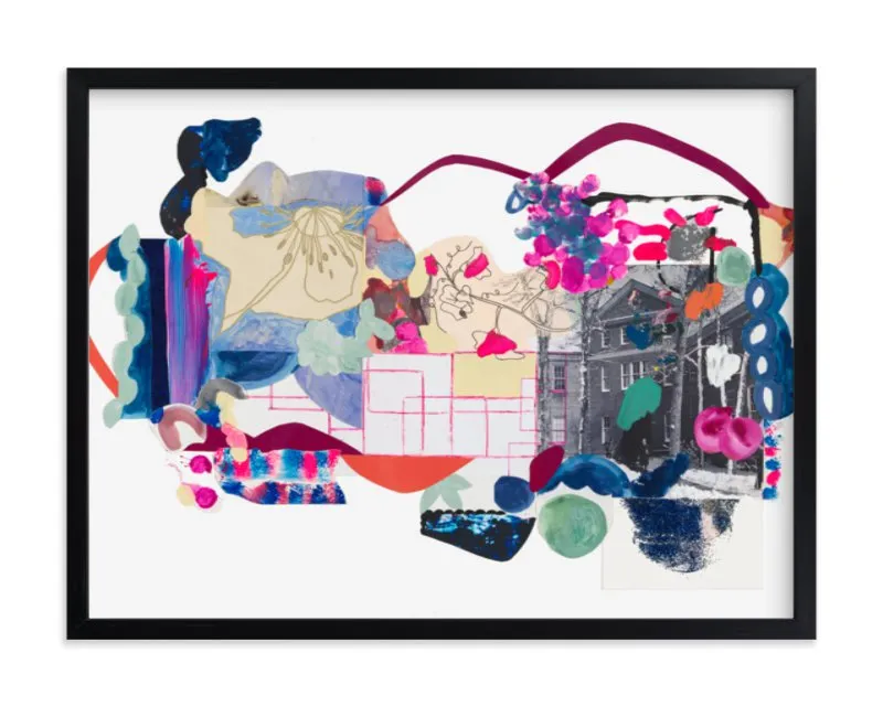Pink And Blues Landscape Limited Edition Fine Art Print