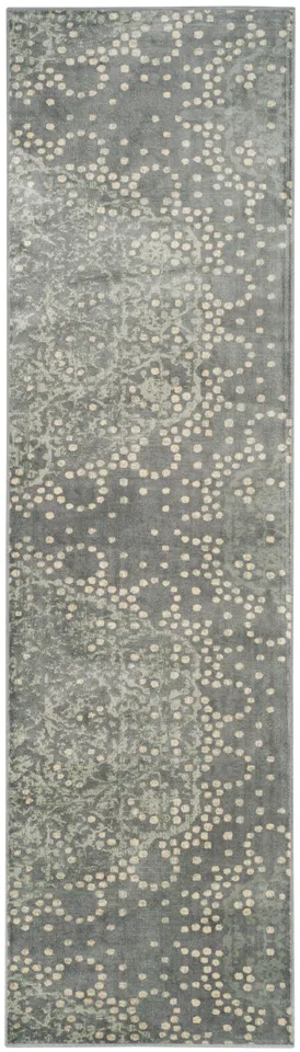 Arlo Home Woven Area Rug, CNV750-2770, Grey/Multi,  2' 2" X 8'