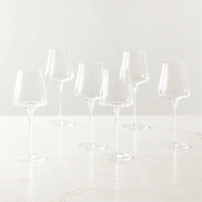 Estera White Wine Glasses Set of 6