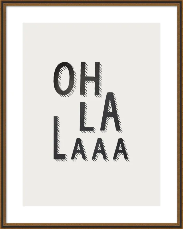 Oh la la by Lonneke de Roos - Kind of Style for Artfully Walls