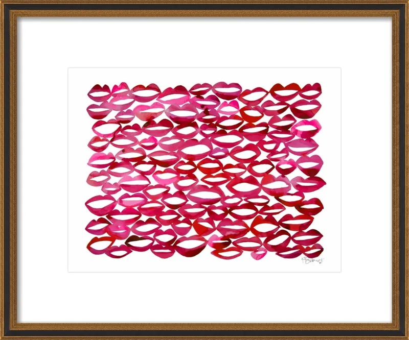 Juicy Lips by Kate Roebuck for Artfully Walls