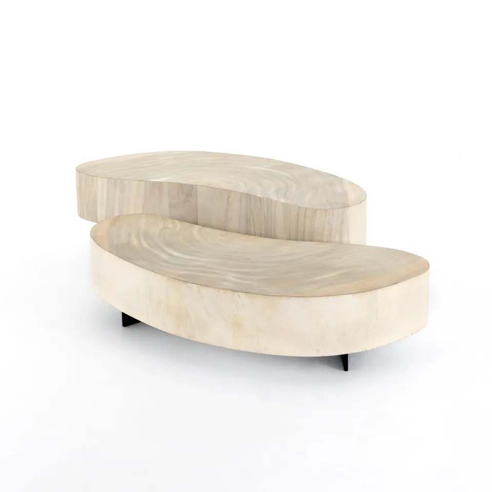 Avett Coffee Table-Bleached Guanacaste