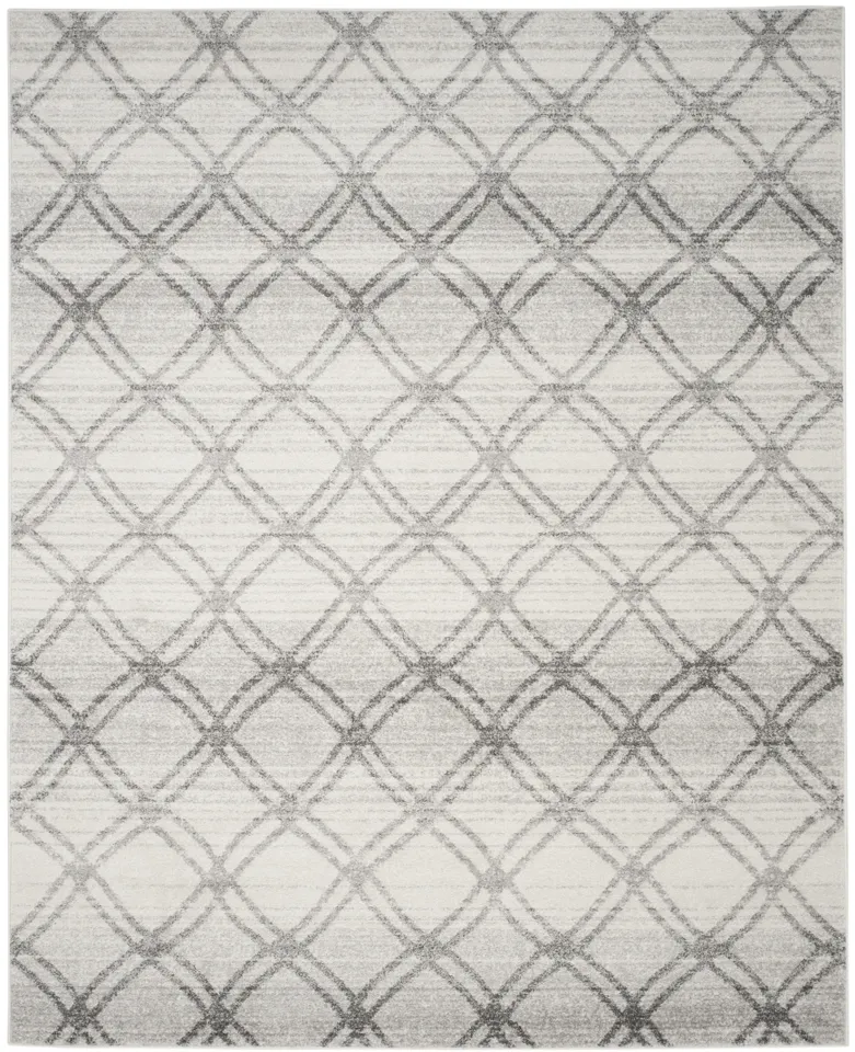Arlo Home Woven Area Rug, ADR105P, Silver/Charcoal,  8' X 10'