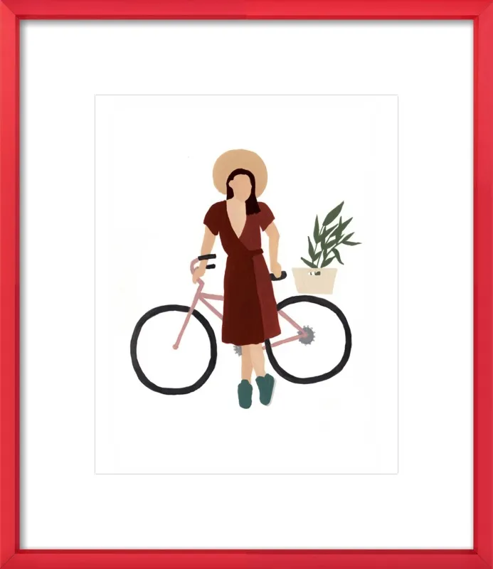 Biking Beauty by Taylor Ann for Artfully Walls