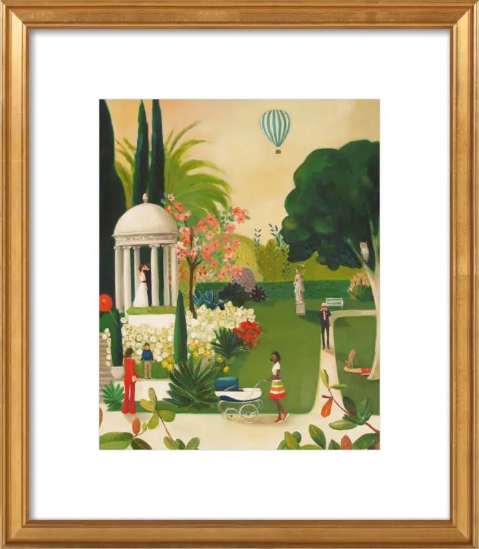 A Fainting in the Botanical Gardens by Janet Hill for Artfully Walls