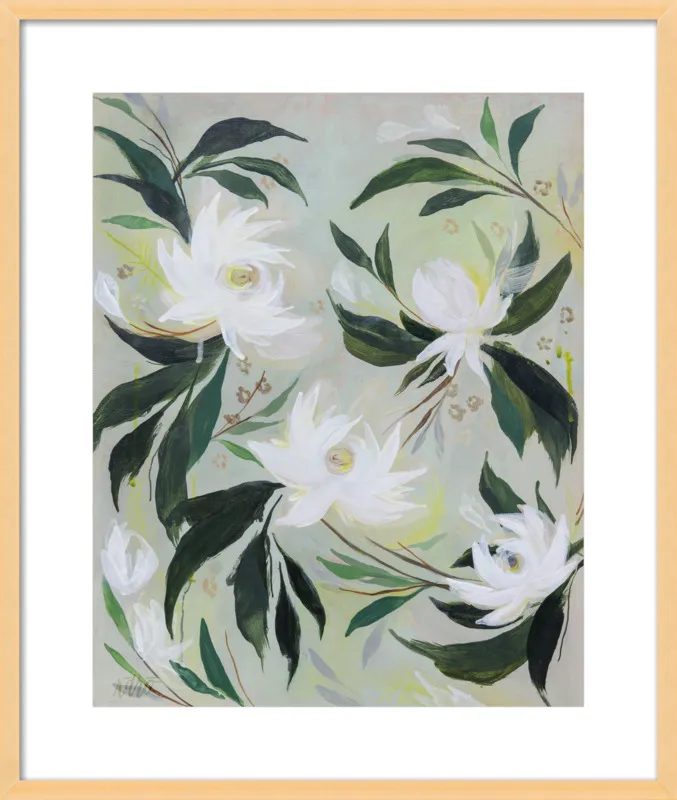White Gardenia by Rachel Roe for Artfully Walls