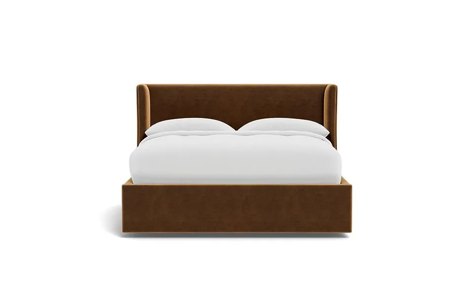 Graham Upholstered Bed with Contrast Piping and Storage Option