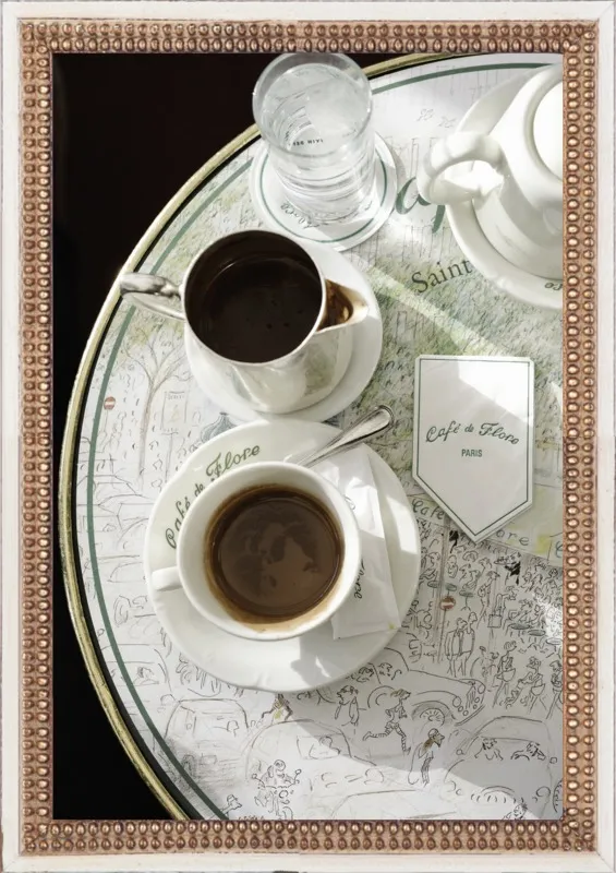 Chocolat chaud au Café de Flore by Lauren & Annael Tolila for Artfully Walls
