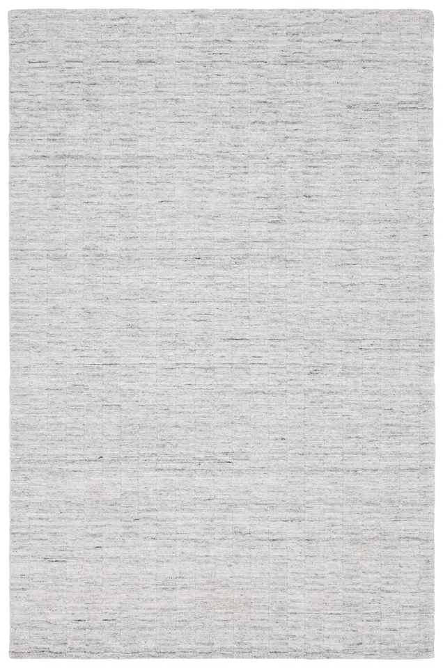 Aaren ROA02 Handmade Solid Gray Runner Rug (3'x10')