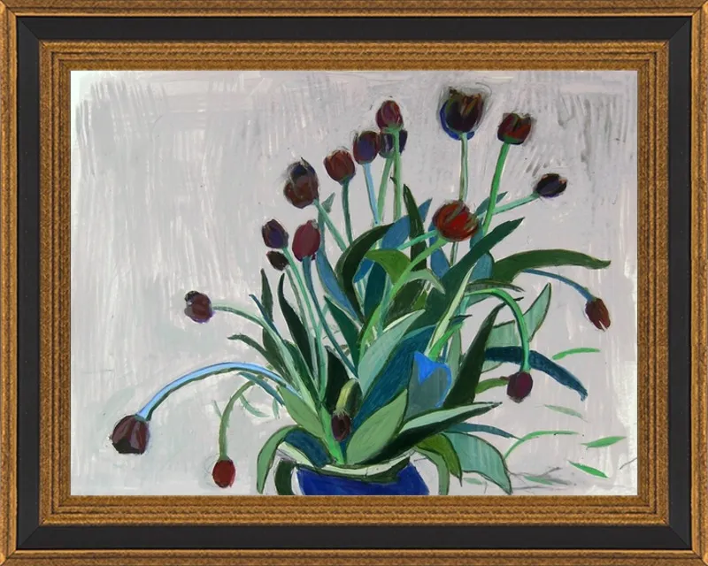 queen of the night tulip by Liz Innvar for Artfully Walls