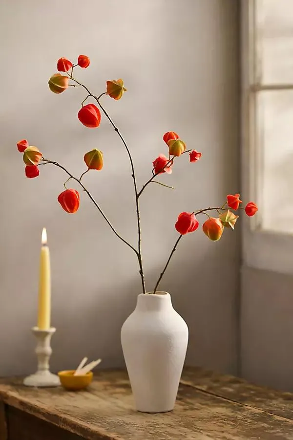 Faux Physalis Pod Spray