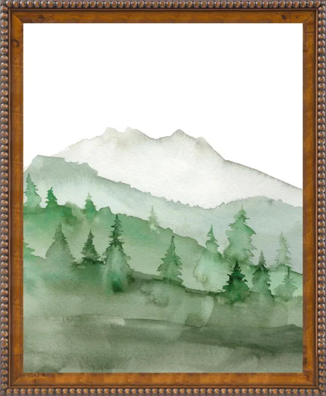 Watercolor Mountain Art Print by Lana Effron for Artfully Walls
