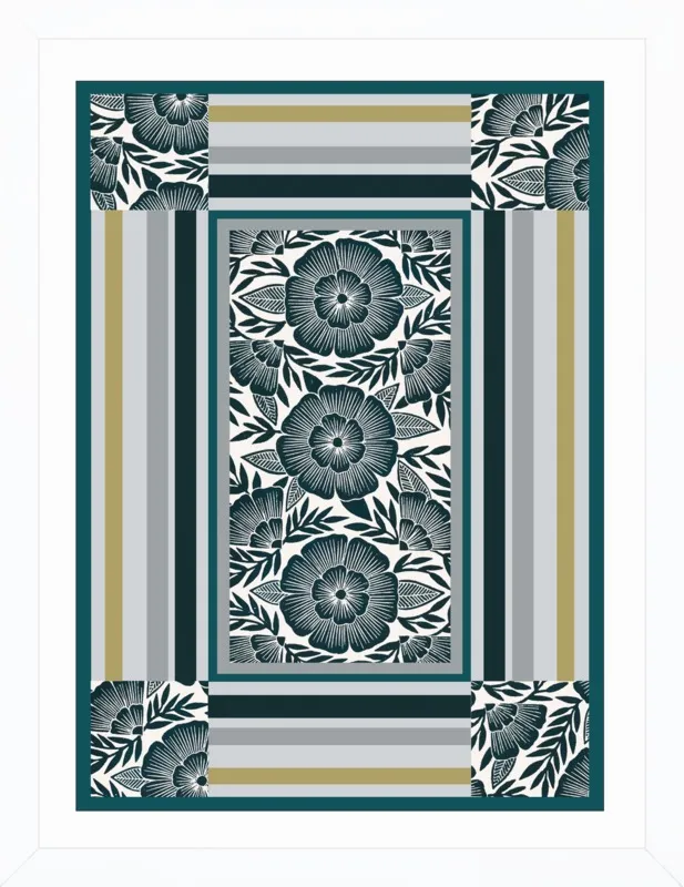 Botanical Frame 1 by Katharine Watson for Artfully Walls