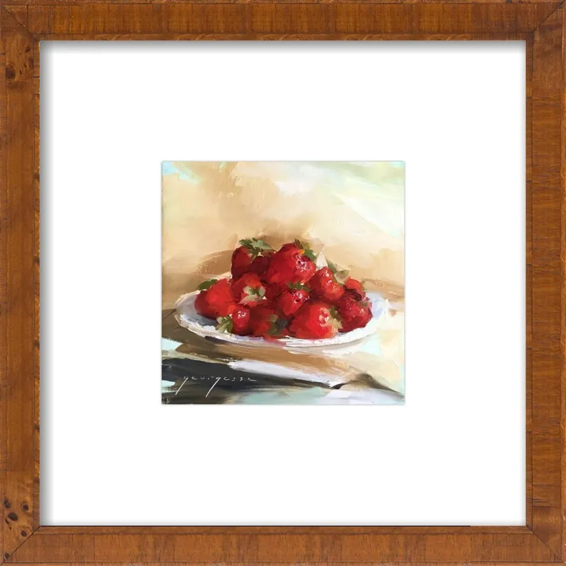 "Summer Strawberries 2" by Georgesse Gomez for Artfully Walls