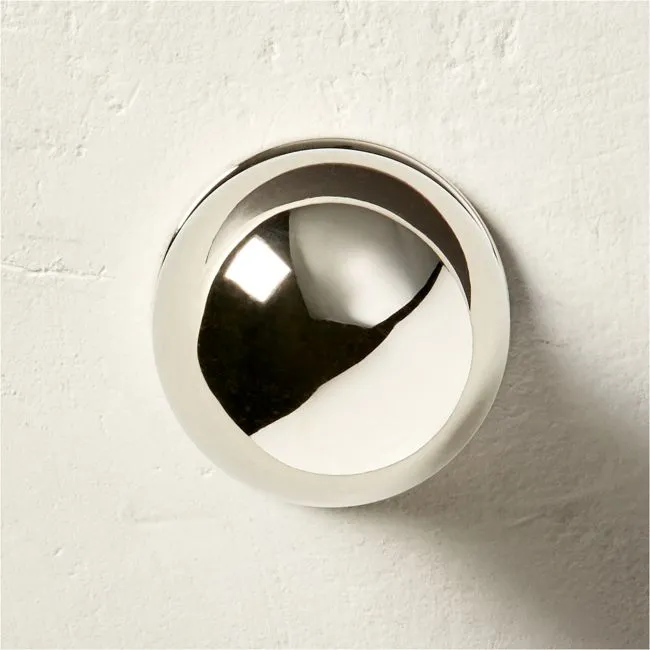 Avery Round Polished Nickel Cabinet Knob 1.25"