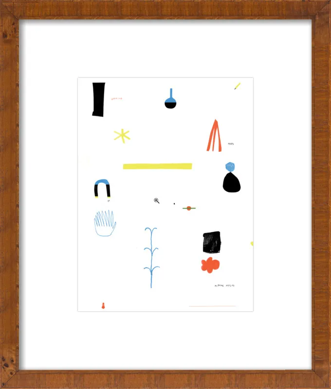 Working hard by playing around  by Agata Królak for Artfully Walls