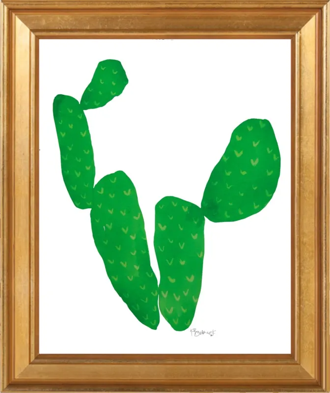 Green Cacti by Kate Roebuck for Artfully Walls