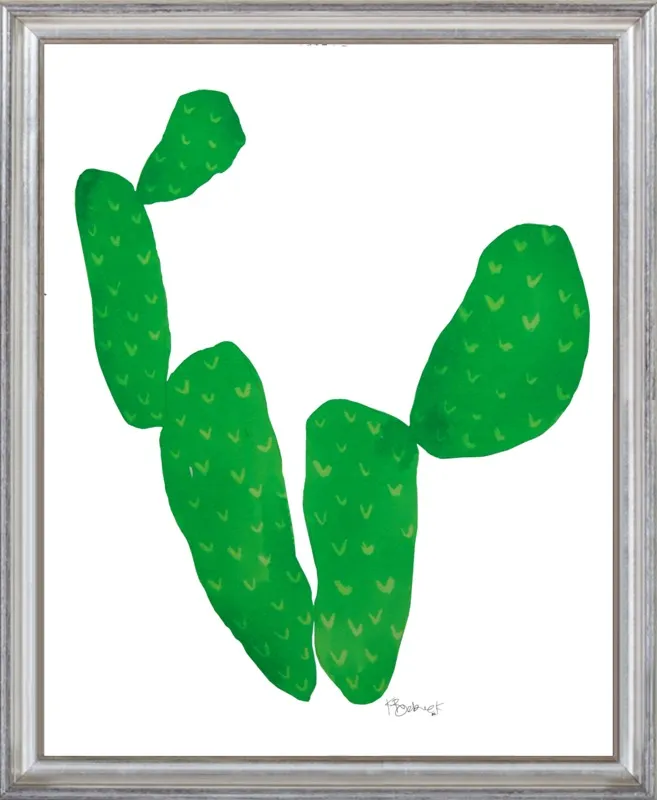 Green Cacti by Kate Roebuck for Artfully Walls