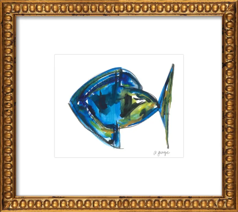 Asbtract Fish by Anthony George for Artfully Walls