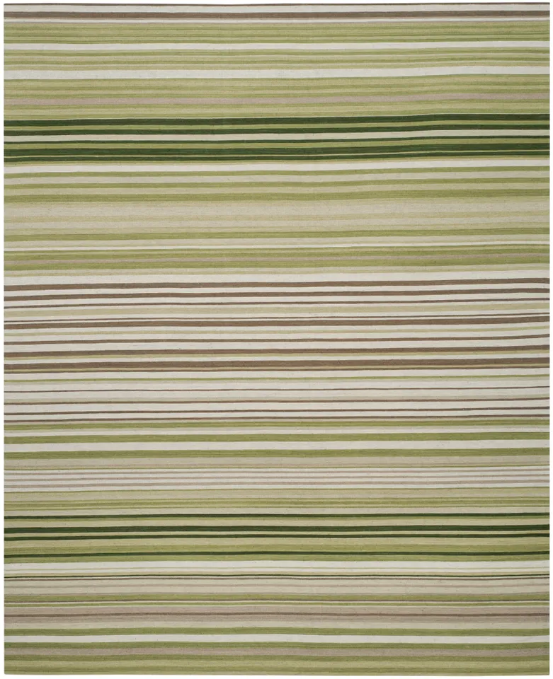 Arlo Home Hand Loomed Area Rug, MRB273A, Green,  9' X 12'