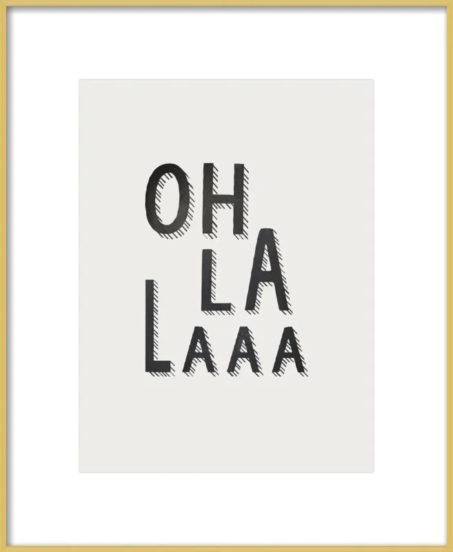 Oh la la by Lonneke de Roos - Kind of Style for Artfully Walls