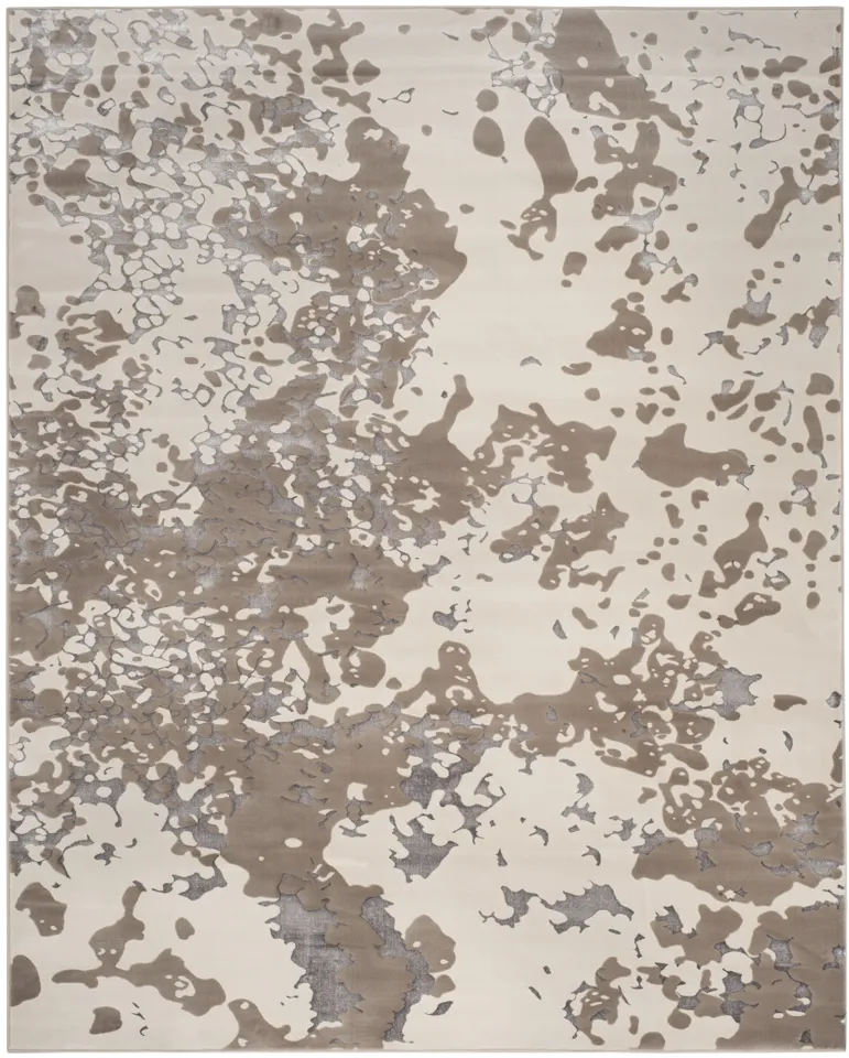 Arlo Home Woven Area Rug, VGE310D, Cream,  8' X 10'