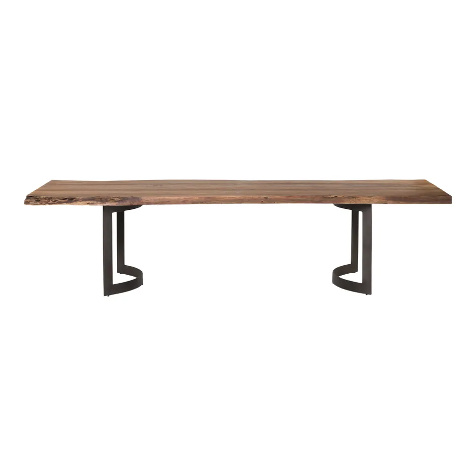 Bent Dining Table Large Brown