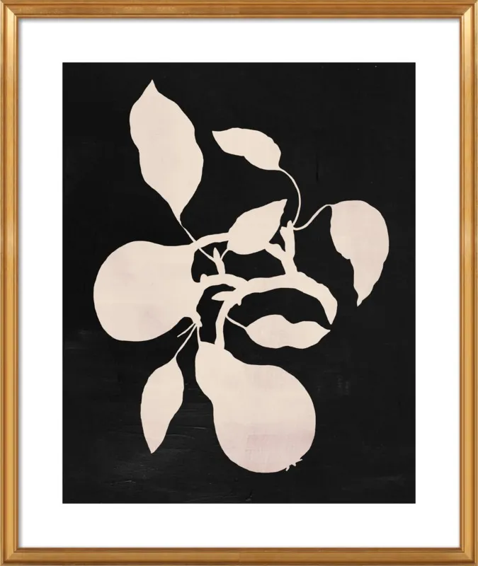 pears black and white by Ruti Shaashua for Artfully Walls