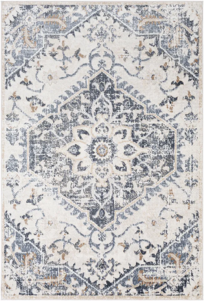 St Tropez Beige Indoor 7'10" x 9'6" Machine Woven Rug