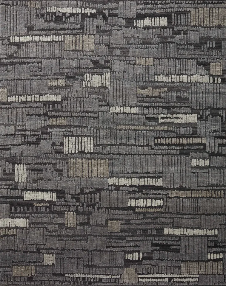Loloi Naomi Charcoal / Granite 18" x 18" Sample