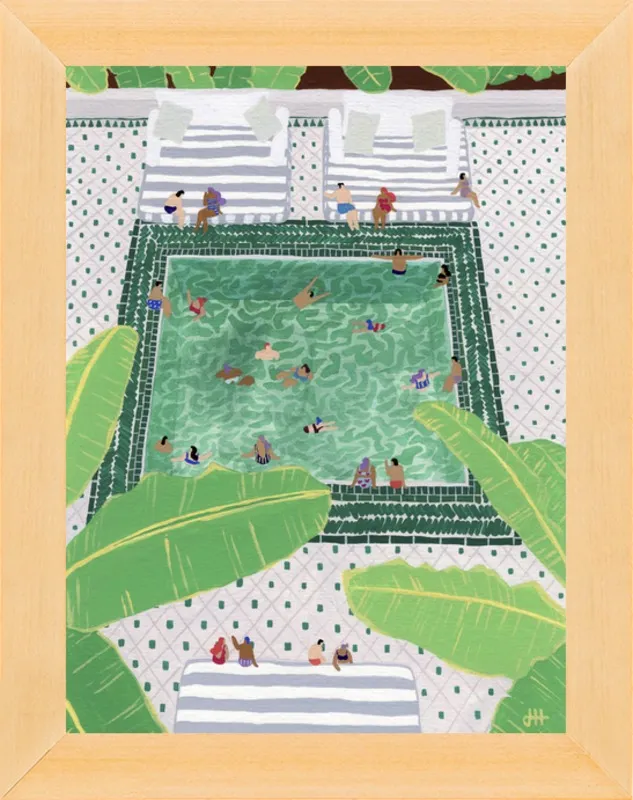 Green Riad by Joanne Ho for Artfully Walls