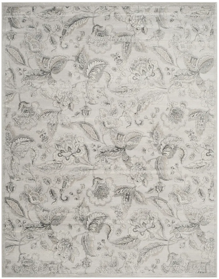 Arlo Home Woven Area Rug, CNG622S, Silver/Grey,  6' 7" X 9' 2"