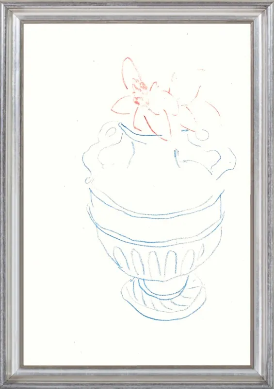 Sevres vase by Shanti Shea An for Artfully Walls