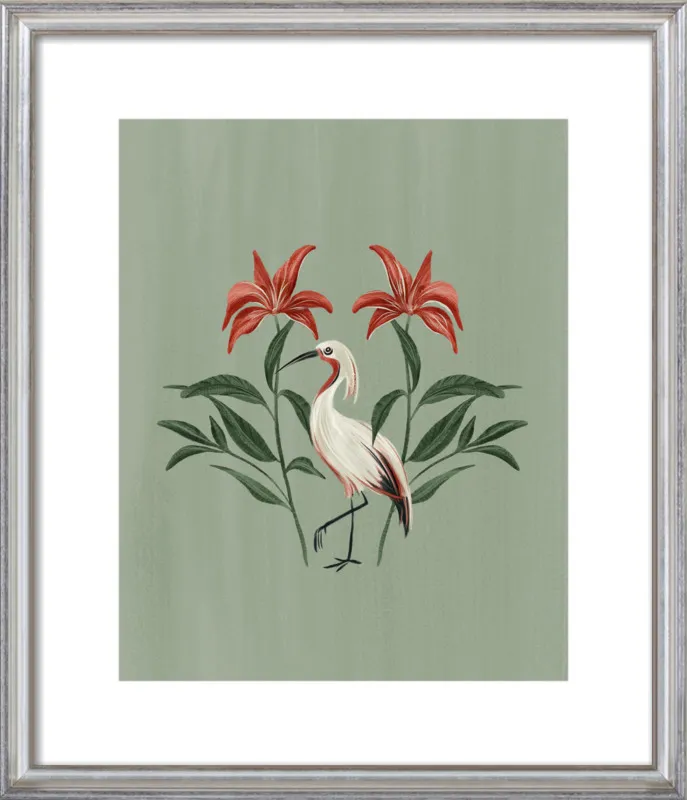 Tropical Crane by Nancy Noreth for Artfully Walls