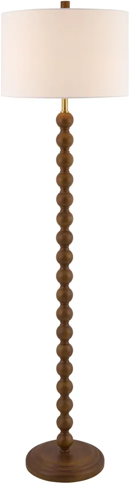 Lubao  Hand Painted 62"H x 16"W x 16"D Accent Floor Lamp