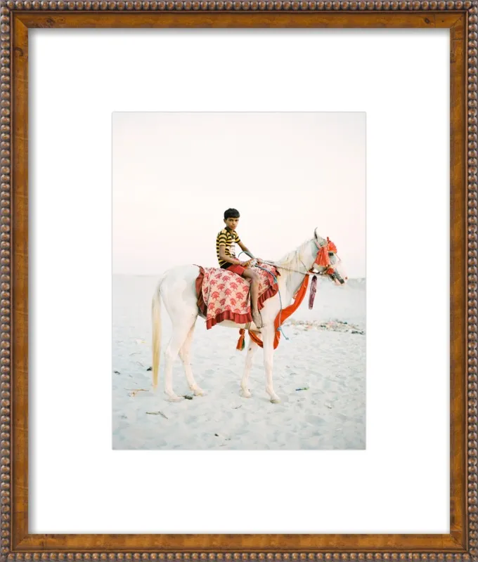 Boy on Horse by Andrew Jacona for Artfully Walls