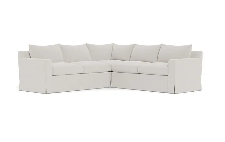 Sloan Slipcovered Corner 4-Seat Sectional Sofa