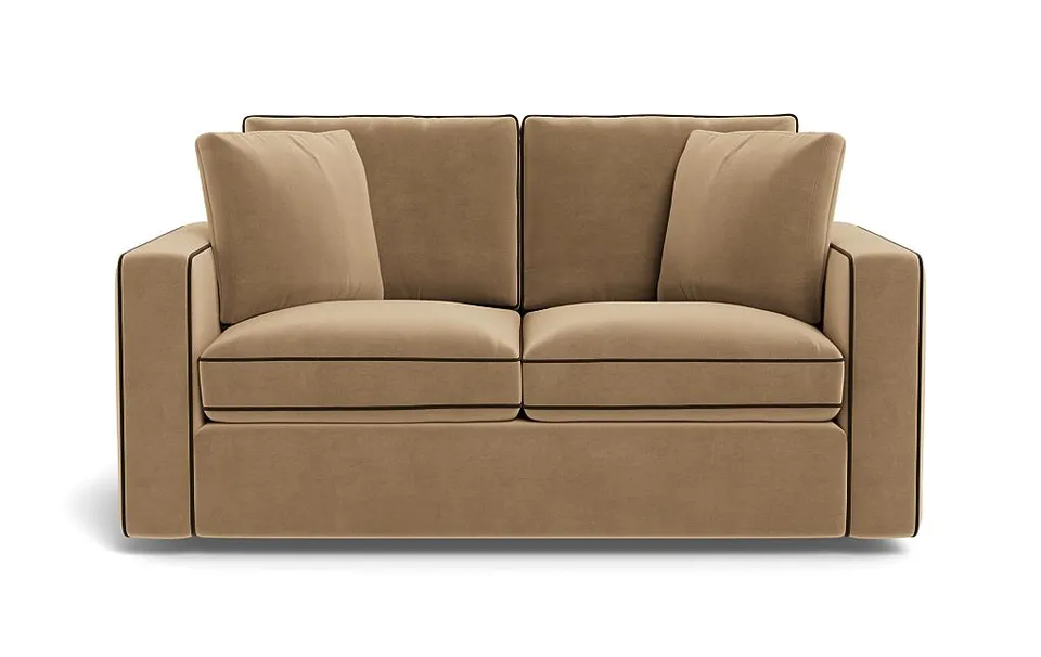 James Loveseat with Contrast Piping