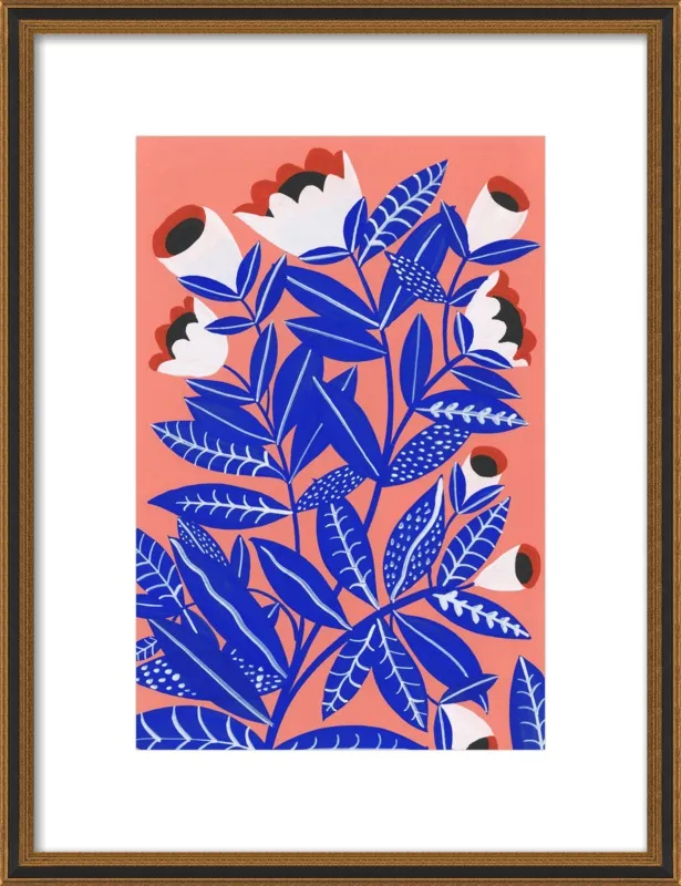 Blue Plant by Agathe Singer for Artfully Walls