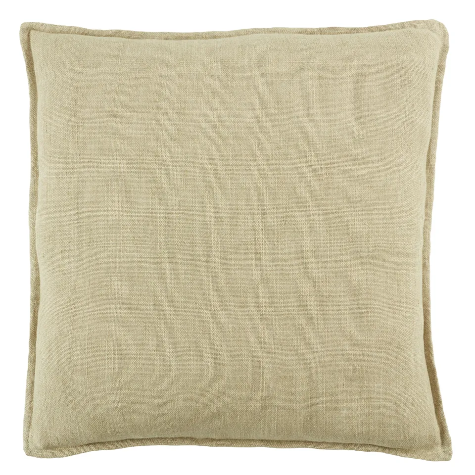 Blanche Solid Light Beige Pillow Cover (22" Square)