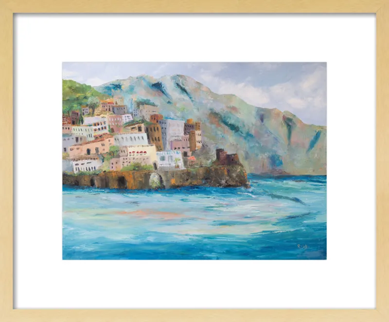 Amalfi Coast by Renee A Ortiz for Artfully Walls