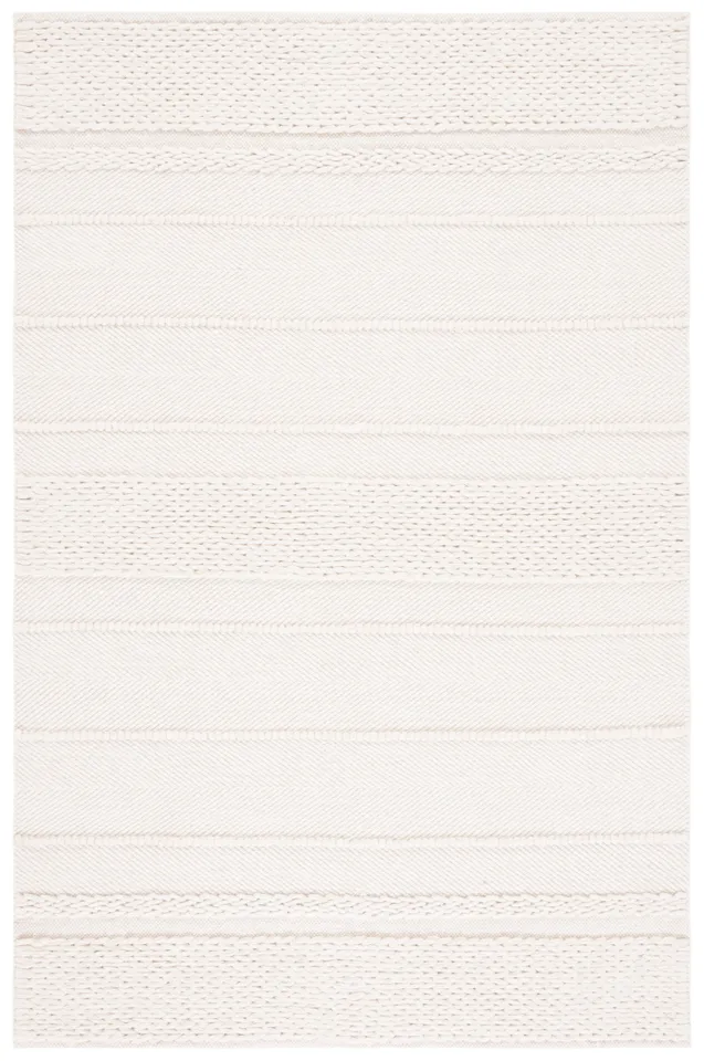 Safavieh Couture Natura Collection Hand Woven Area Rug, Ivory, 4' x 6'