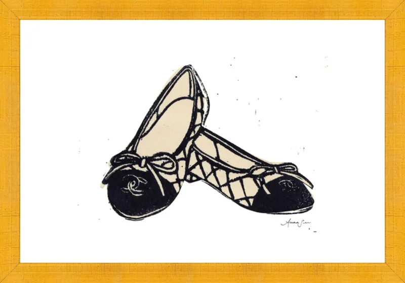 Chanel Ballet Flats by Anna See for Artfully Walls