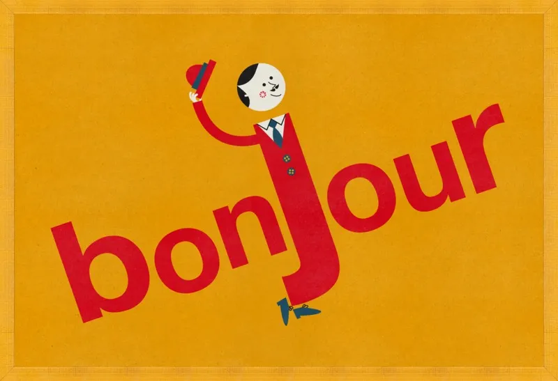 Bonjour by Blanca Gómez for Artfully Walls