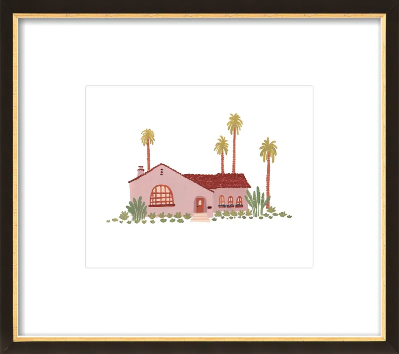 Pink Bungalow by Taylor Ann for Artfully Walls