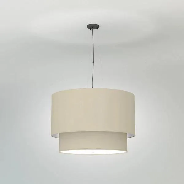 Philip Linen Drum Pendant