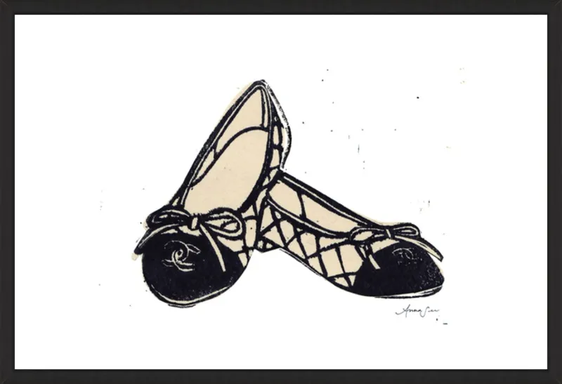 Chanel Ballet Flats by Anna See for Artfully Walls