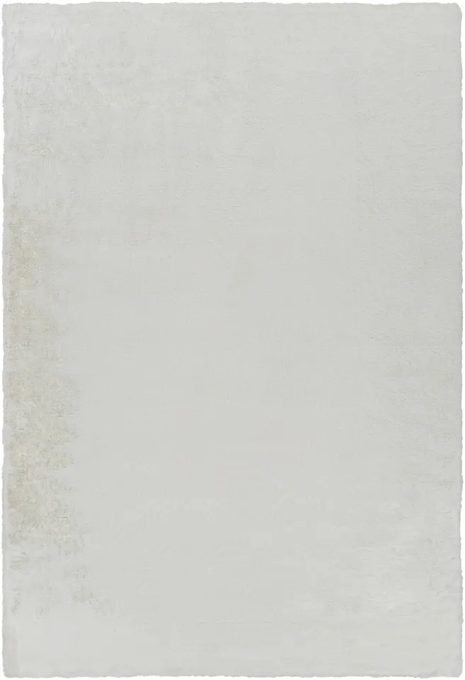 Lapine White Indoor 2' x 3' Machine Woven Rug