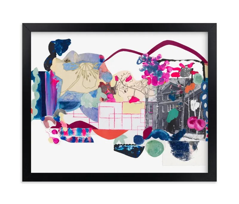 Pink And Blues Landscape Limited Edition Fine Art Print